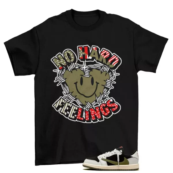 Feelings Shirt to Match Jordan 1 Retro Low OG Travis Scott Olive DZ4137-106 Jezsport.com