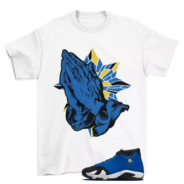 Blessed Shirt Laney to Match Jordan 14 Retro Laney 487471-407 Jezsport.com