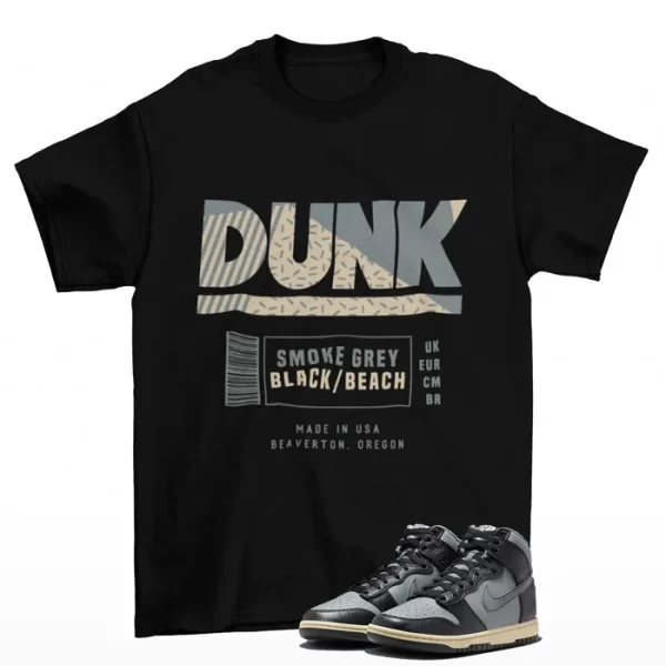 Box Label Shirt to Match Dunk High 50 Years of Hip Hop DV7216-001 Jezsport.com