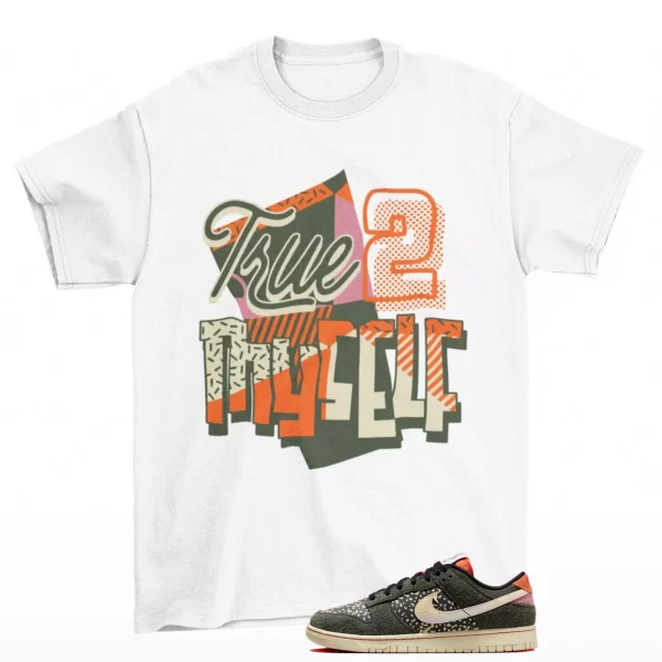 Stay True Dunk Shirt to Match Dunk Low Fishing Rainbow Trout FN7523-300 Jezsport.com