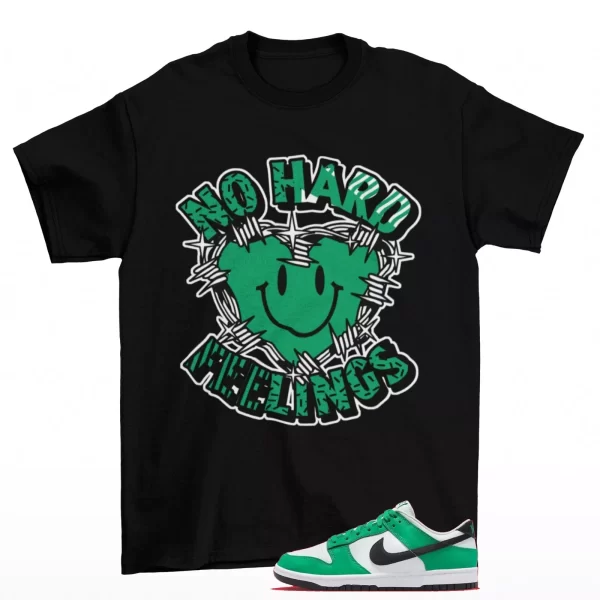 Feelings Dunk Shirt Black to Match Dunk Low Stadium Green FN3612-300 Jezsport.com