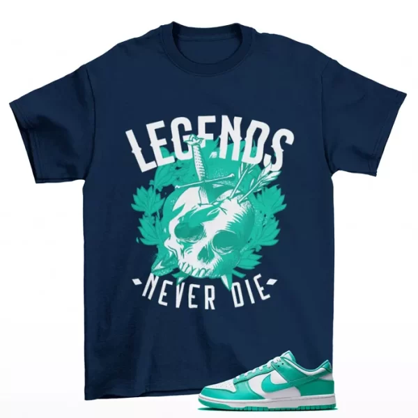 Legendary Shirt Clear Jade to Match Dunk Low Clear Jade DV0833-101 Jezsport.com