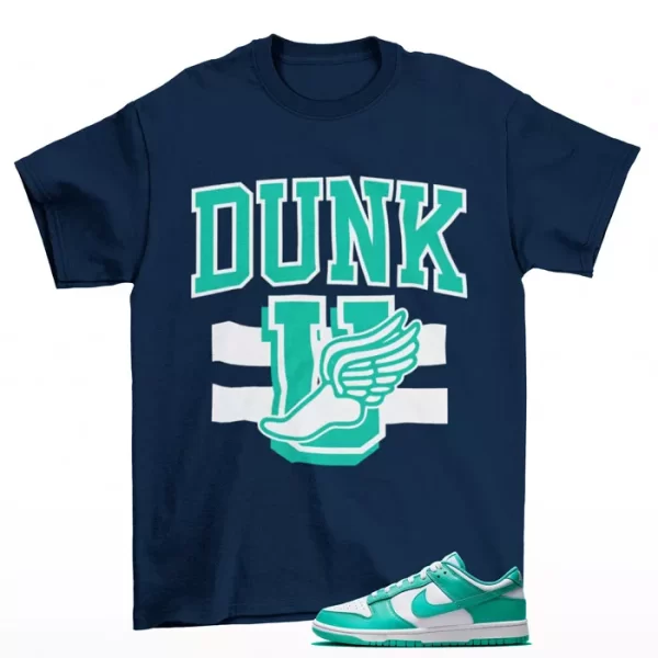 Dunk Universtiy Shirt Clear Jade to Match Dunk Low Clear Jade DV0833-101 Jezsport.com