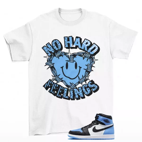 Feelings Shirt White to Match Jordan 1 Retro High OG UNC Toe DZ5485-400 Jezsport.com