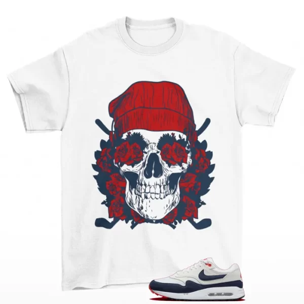 Deadstock Shirt to Match Air Max 1 Golf OG Navy Red DV1403-001 Jezsport.com