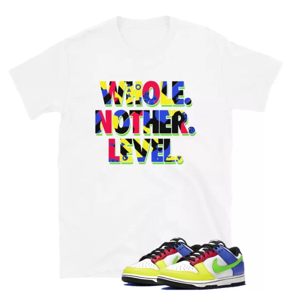 Next Level Sneaker Shirt to Match Dunk Low Green Strike / White Jezsport.com