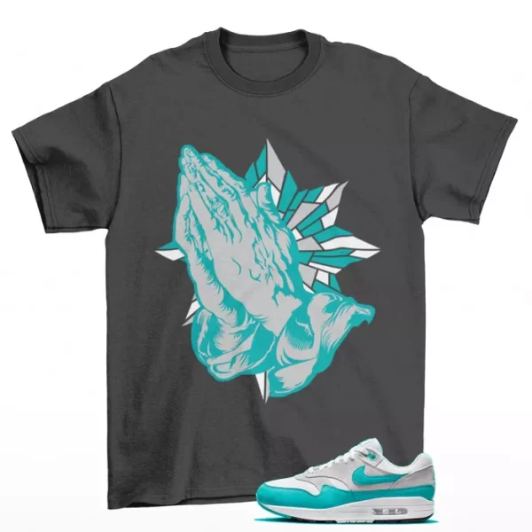 Blessed Shirt Clear Jade Grey to Match Air Max 1 SC Clear Jade DZ4549-001 Jezsport.com