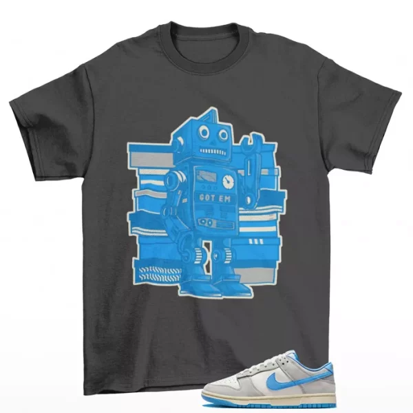 Bot Shirt Grey to Match Dunk Low Athletic Dept University Blue FN7488-133 Jezsport.com