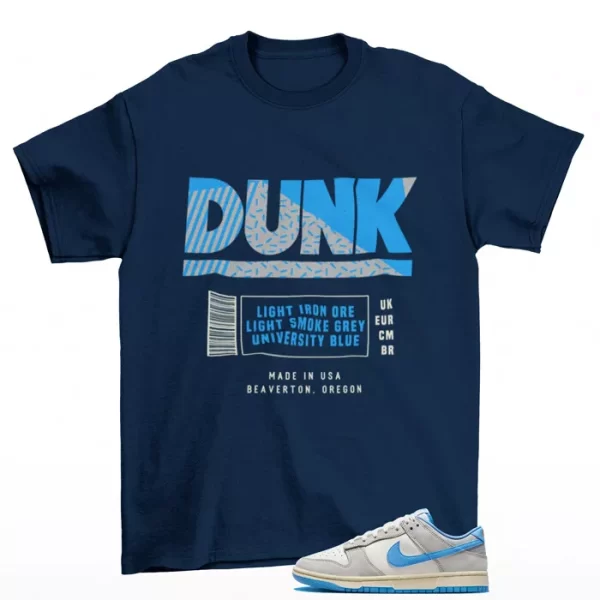 Box Label Shirt to Match Dunk Athletic Department University Blue FN7488-133 Jezsport.com