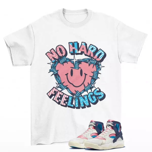 Feelings Shirt White to Match Air Huarache Coral Chalk Laser Blue FD0183-102 Jezsport.com