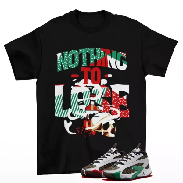 Nothing to Lose Shirt Black to Match Jordan Luka 2 Quai 54 FQ1153-100 Jezsport.com