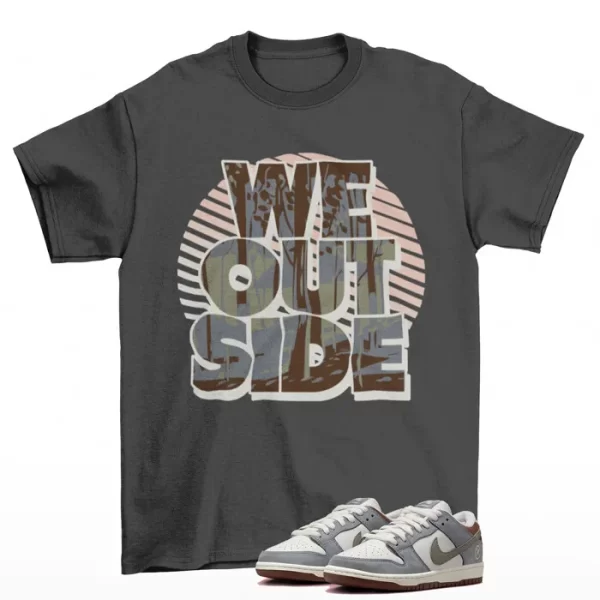 We Outside Shirt to Match SB Dunk Low Yuto Wolf Grey FQ1180-001 Jezsport.com