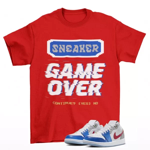 Game Over Shirt to Match Jordan 1 Low SE Philippines FN8901-164 Jezsport.com