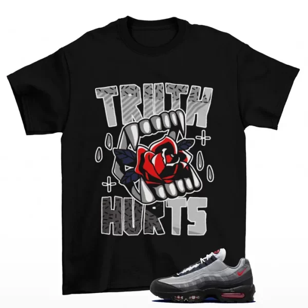 Truth Shirt to Match Air Max 95 Track Red Smoke Grey DM0011-007 Jezsport.com