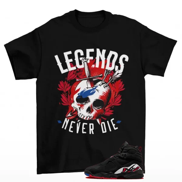 Legendary Playoffs Shirt to Match Jordan 8 Retro Playoffs 305381-062 Jezsport.com