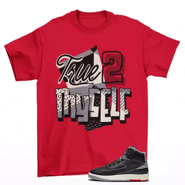 Stay True Shirt to Match Jordan 2 Retro Black Cement DR8884-001 Jezsport.com