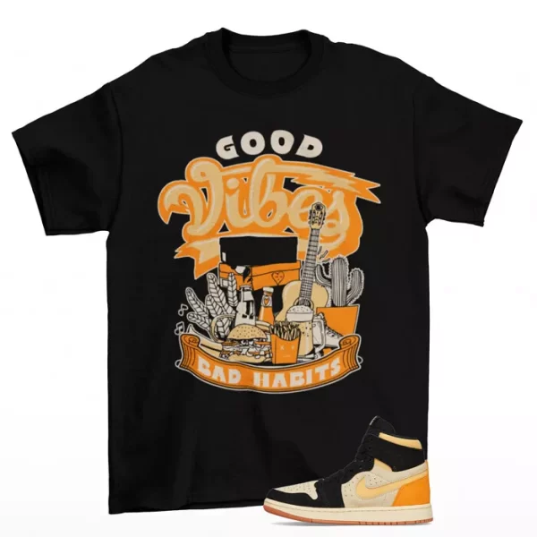 Sneaker Vibes Shirt to Match Jordan 1 High Zoom CMFT Vivid Orange DV1307-100 Jezsport.com