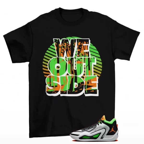 We Outside Shirt Black to Match Jordan Tatum 1 Home Team DZ3324-108 Jezsport.com