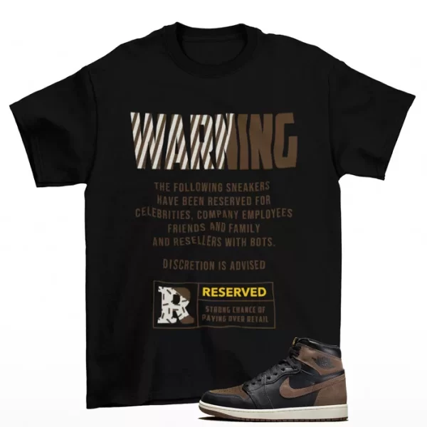 Reserved Shirt Palomino to Match Jordan 1 Retro High OG Palomino DZ5485-020 Jezsport.com