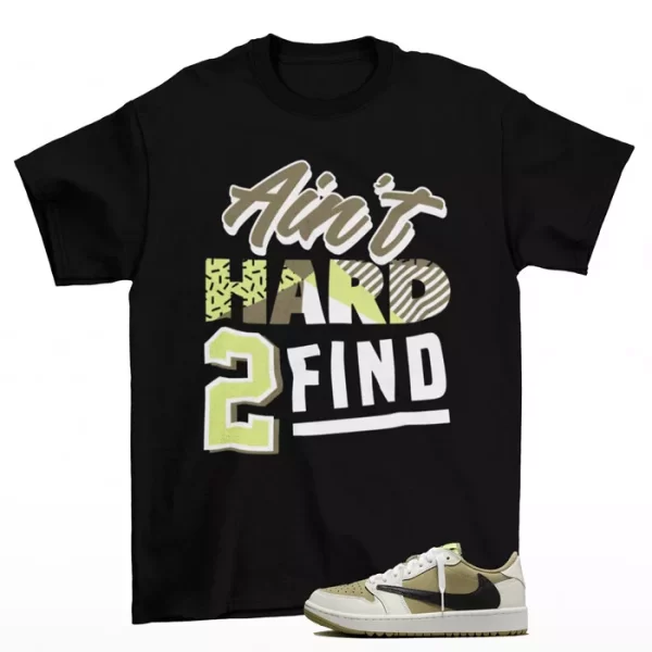 Pull Up Shirt to Match Jordan 1 Retro Low Golf Travis Scott FZ3124-20 Jezsport.com