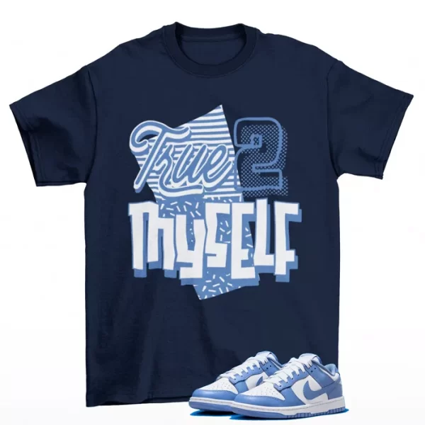 Stay True Polar Dunk Shirt to Match Dunk Low Polar Blue DV0833-400 Jezsport.com