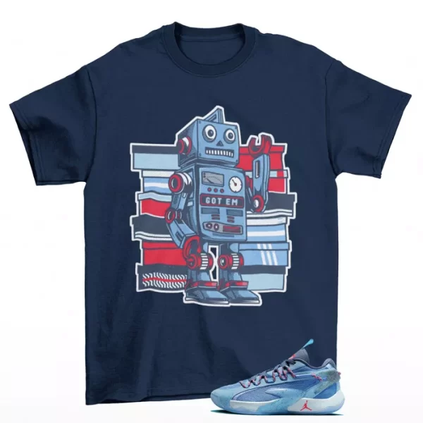 Sneaker Bot Shirt Navy to Match Jordan Luka 2 Lake Bled DX9013-400 Jezsport.com