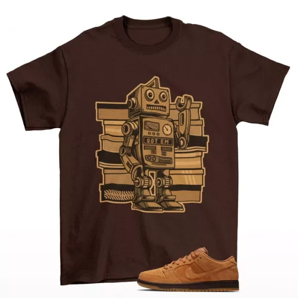 Sneaker Bot Shirt to Match SB Dunk Low Wheat BQ6817-204 Jezsport.com