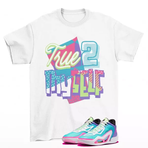 Stay True Wave Runner Shirt White to Match Tatum 1 Wave Runner FV0169-400 Jezsport.com