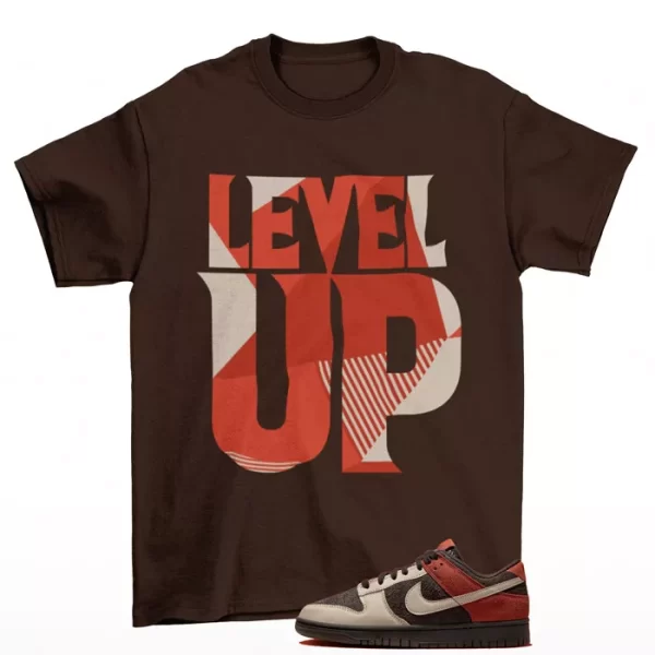 Level Up Red Panda Shirt to Match Dunk Low Red Panda FV0395-200 Jezsport.com