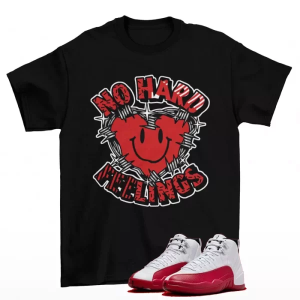 Feelings Cherry Shirt Black to Match Jordan 12 Retro Cherry CT8013-116 Jezsport.com