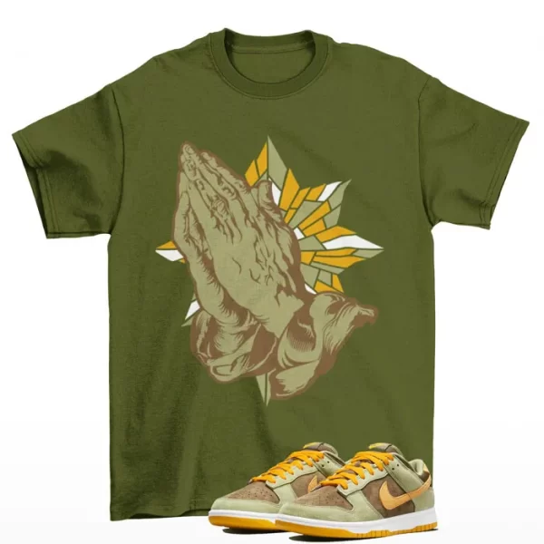 Blessed Shirt to Match Dunk Low Dusty Olive DH5360-300 Jezsport.com