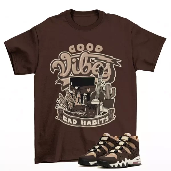 Vibes Shirt Brown to Match Air Max 2 CB 94 Baroque Brown FJ7013-200 Jezsport.com