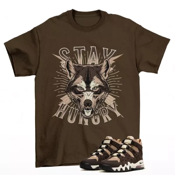 Stay Hungry Shirt Brown to Match Air Max 2 CB 94 Baroque Brown FJ7013-200 Jezsport.com