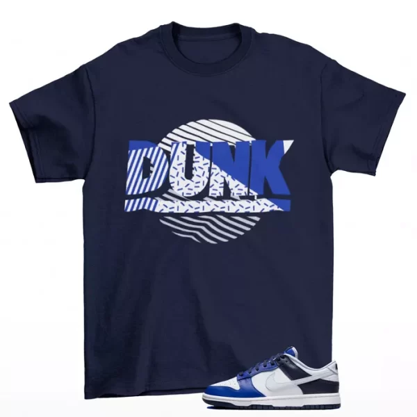 Dunk Sunset Shirt to Match Dunk Game Royal Navy FQ8826 100 Jezsport.com