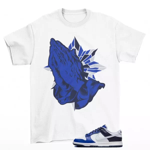 Sneaker Blessed Shirt to Match Dunk Game Royal Navy FQ8826 100 Jezsport.com