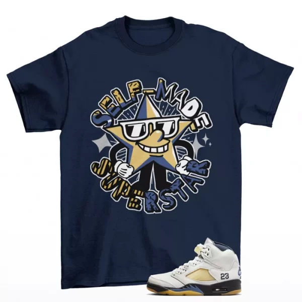 Superstar Shirt to Match Jordan 5 Retro Dawn FZ5758-004 Jezsport.com