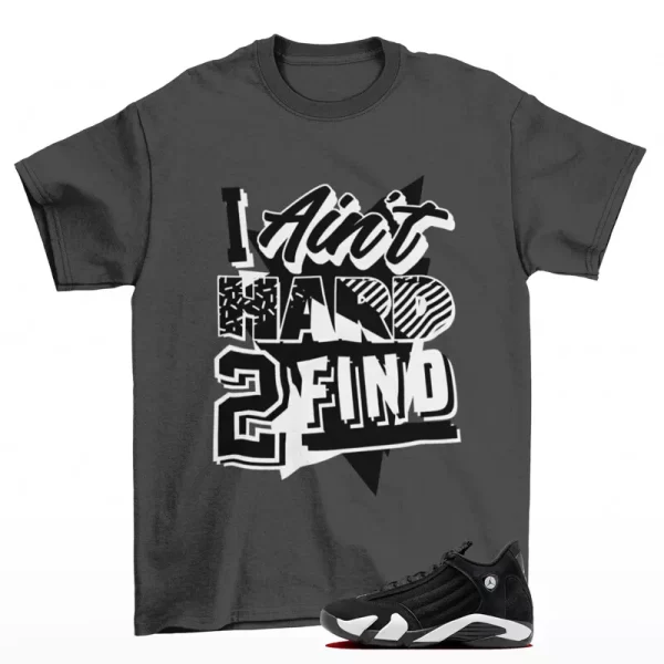 Sneaker Search Shirt Grey to Match Jordan 14 Retro Black White 487471-016 Jezsport.com