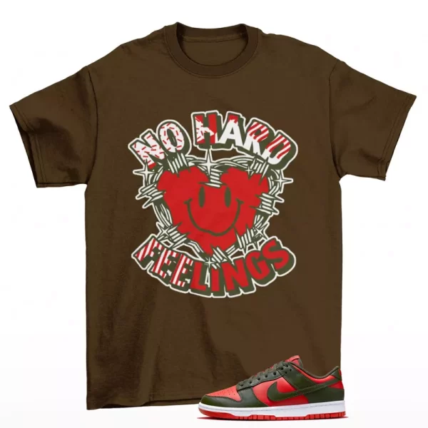 Feelings Shirt to Match Dunk Low Mystic Red Cargo Khaki DV0833-600 Jezsport.com