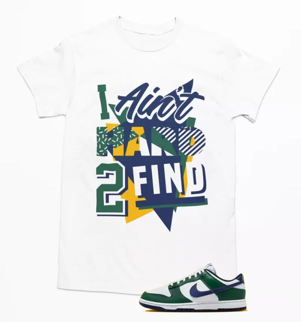 Pull Up Shirt to Match Dunk Low Fir Midnight Navy FV6911-300 Jezsport.com