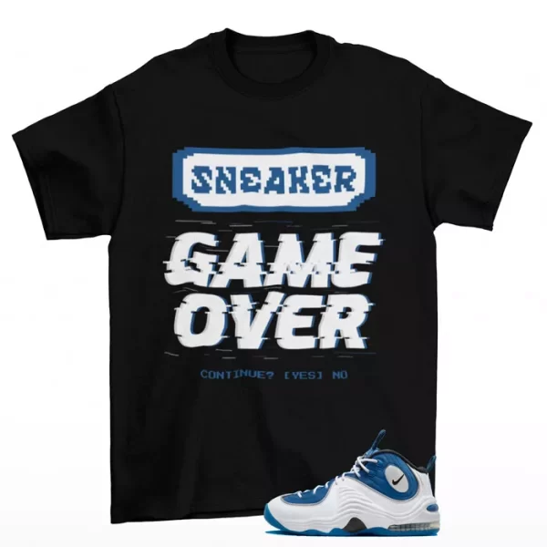 Game Over Penny Shirt to Match Air Penny 2 Atlantic Blue FN4438-400 Jezsport.com