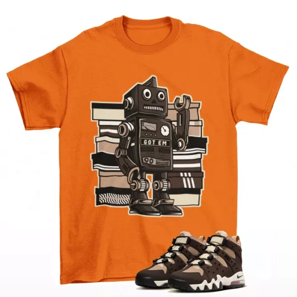 Sneaker Bot Shirt Orange to Match Air Max 2 CB 94 Baroque Brown FJ7013-200 Jezsport.com