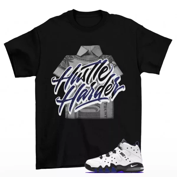 Hustle Shirt Black to Match Air Max 2 CB '94 Old Royal DD8557-100 Jezsport.com