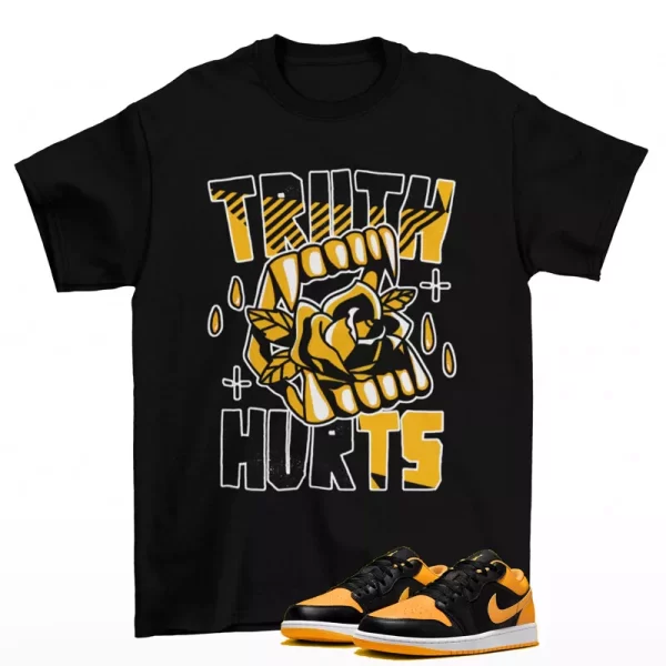 Truth Shirt to Match Air Jordan 1 Low Yellow Ochre 553558-072 Jezsport.com