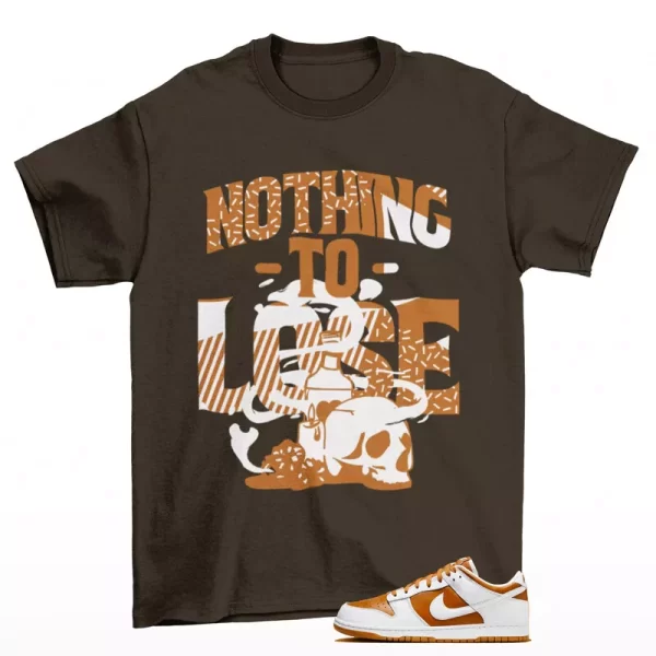 Nothing To Lose Shirt to Match Dunk Low Reverse Curry FQ6965-700 Jezsport.com