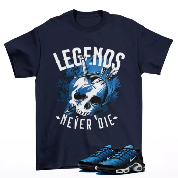 Legendary Shirt Navy to Match Air Max Plus Aquarius Blue DM0032-402 Jezsport.com