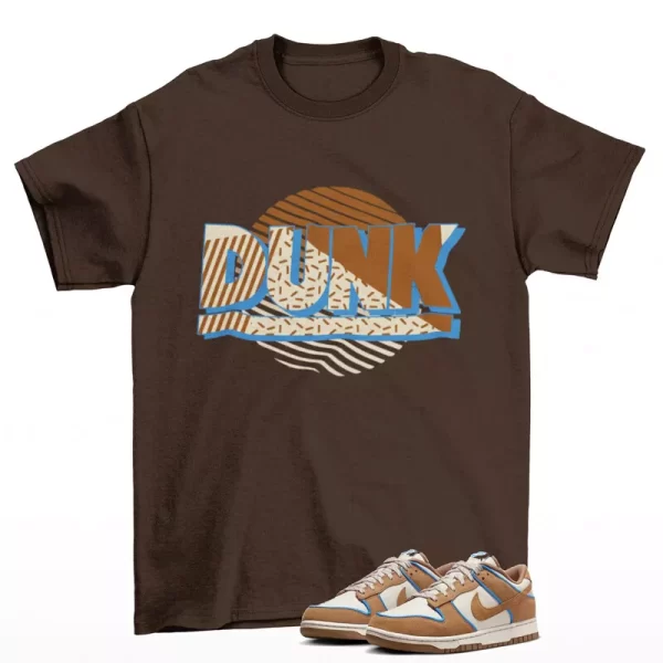 Sunset Sneaker Shirt Brown to Match Dunk Low Light British Tan FN5825-100 Jezsport.com