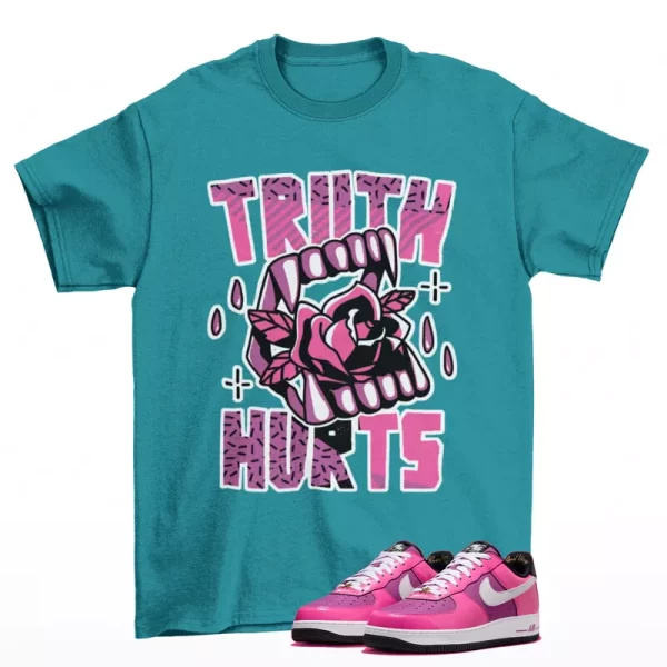 Truth Shirt to Match Air Force 1 World Tour Laser Fuchsia FV6150-600 Jezsport.com