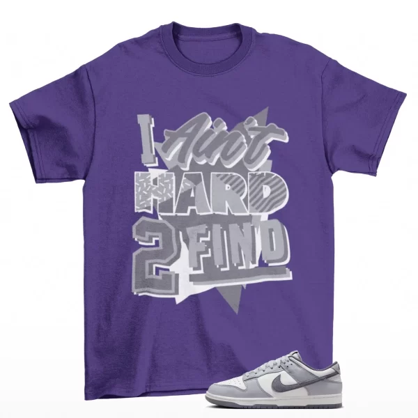 Pull Up Sneaker Shirt Purple to Match Dunk Low SE Light Carbon FJ4188-100 Jezsport.com