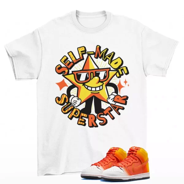 Superstar Shirt White to Match SB Dunk High Sweet Tooth FN5107-700 Jezsport.com