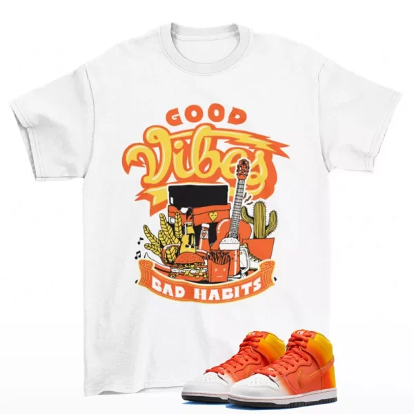 Sneaker Vibes Shirt White to Match SB Dunk High Sweet Tooth FN5107-700 Jezsport.com